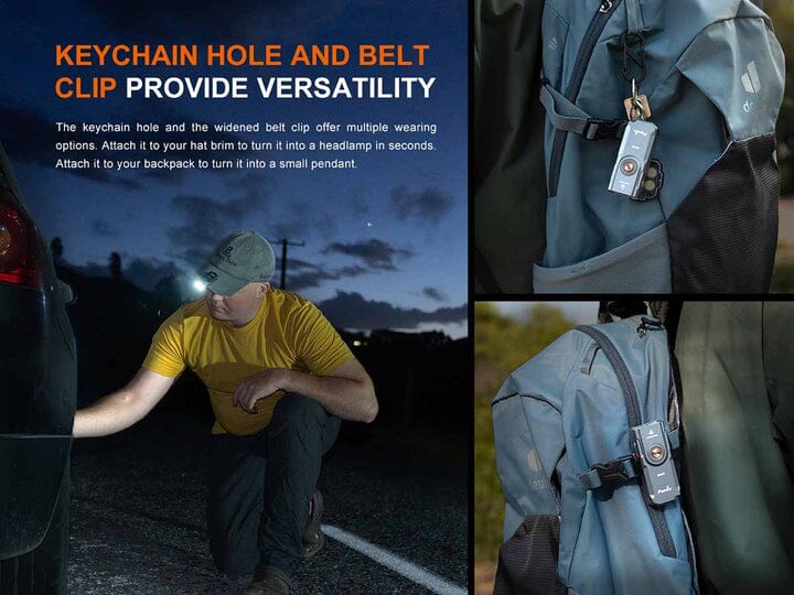 Fenix E06R 3-IN-1 Keychain Flashlight 