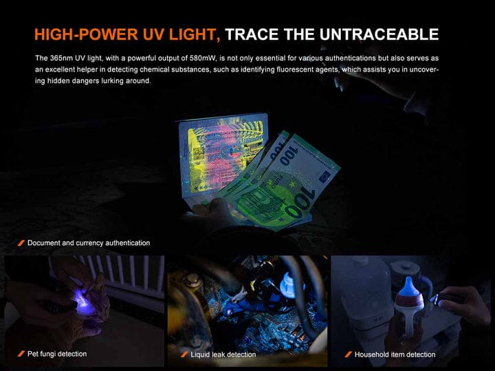 Fenix E06R 3-IN-1 Keychain Flashlight 