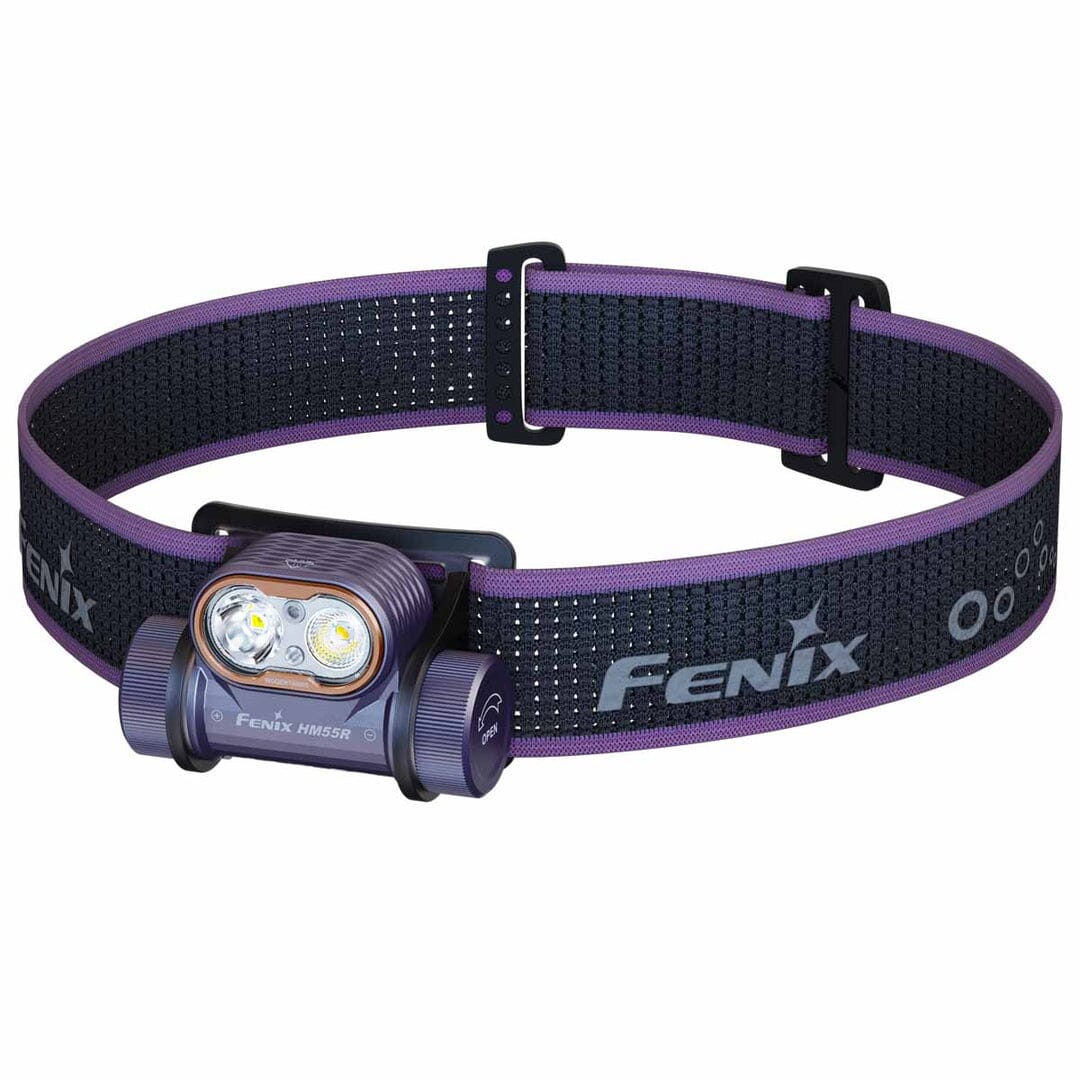 Fenix HM55R Rechargeable Headlamp Purple 