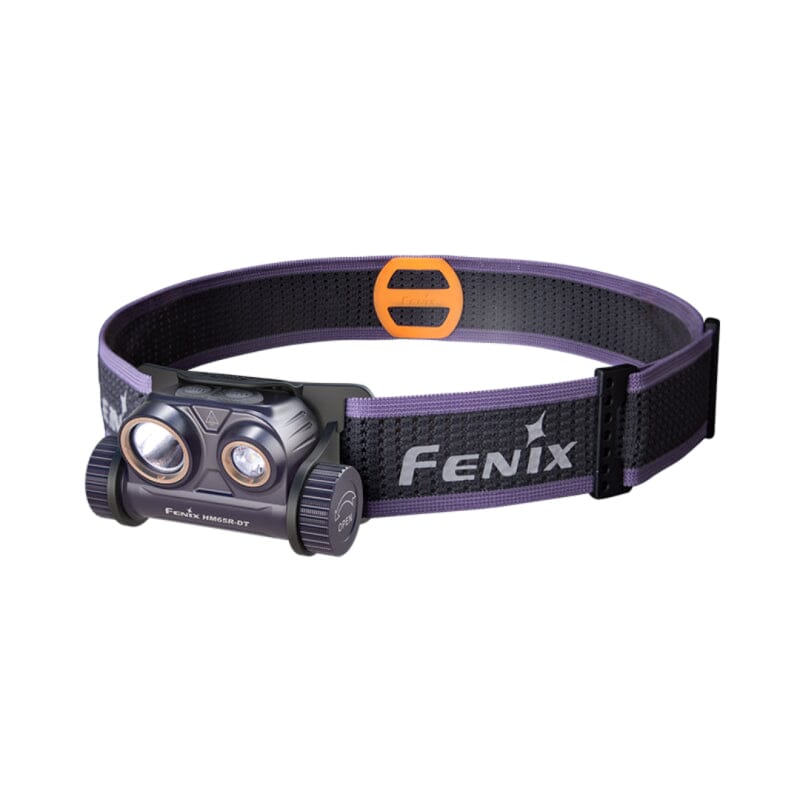 Fenix HM65R-DT SST40 and SST20 LED Headlamp Dark Purple 
