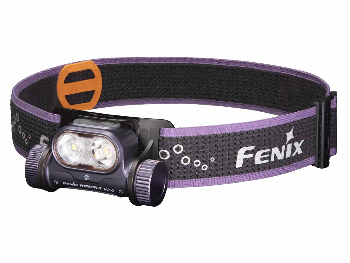 Fenix HM65R-T V2.0 Rechargeable Headlamp Dark Purple 