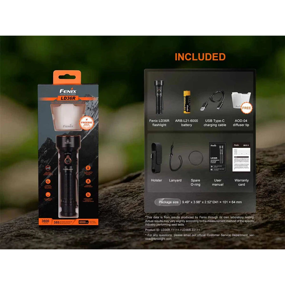Fenix LD36R Multicolor Flashlight 