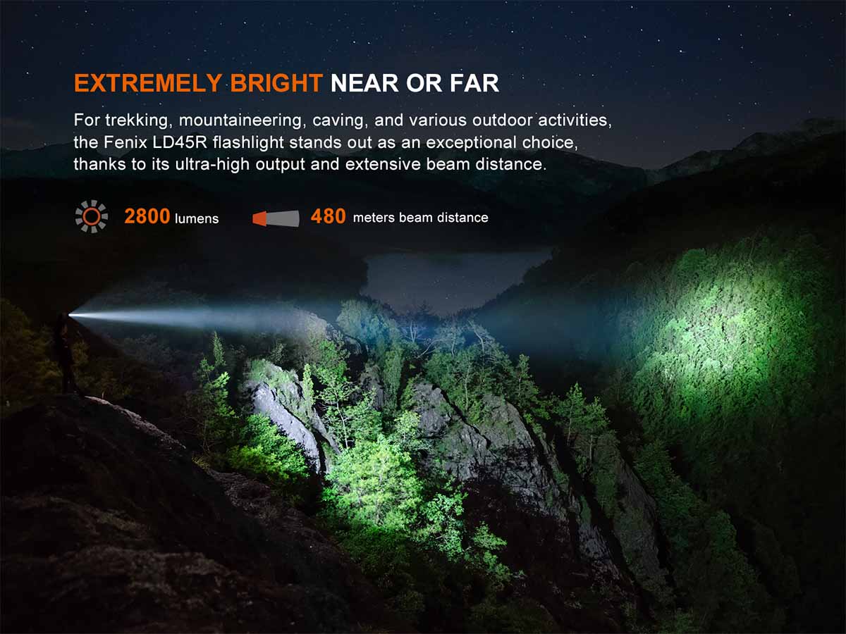 Fenix LD45R Adjustable Beam Flashlight 