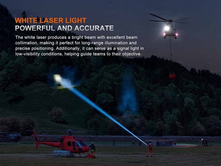 Fenix LR36R White Laser Flashlight with 10,000 Lumen Floodlight 