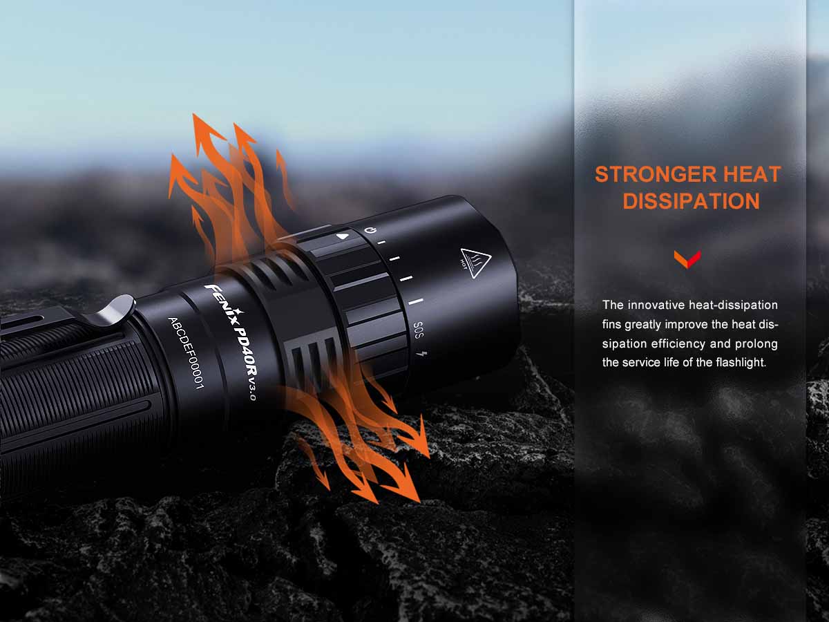 Fenix PD40R V3.0 Rechargeable Flashlight 