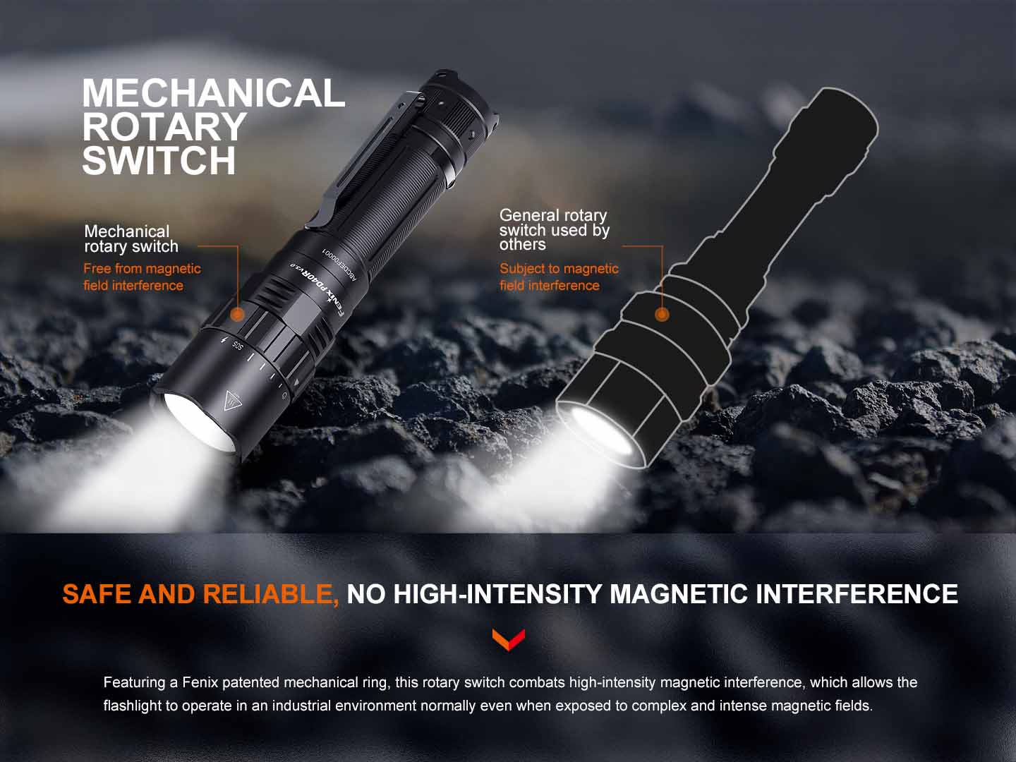 Fenix PD40R V3.0 Rechargeable Flashlight 