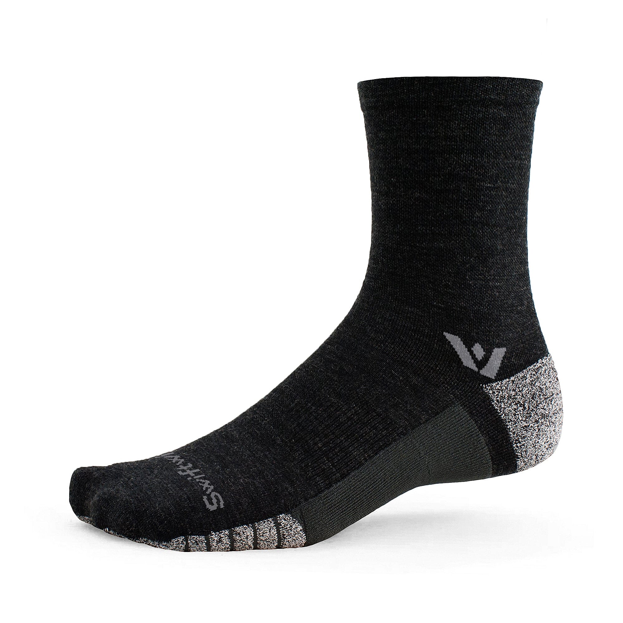 Swiftwick Flite XT Trail Mid-Crew Socks Coal L 