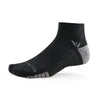 Swiftwick Flite XT Trail Quarter Crew Socks Coal L 