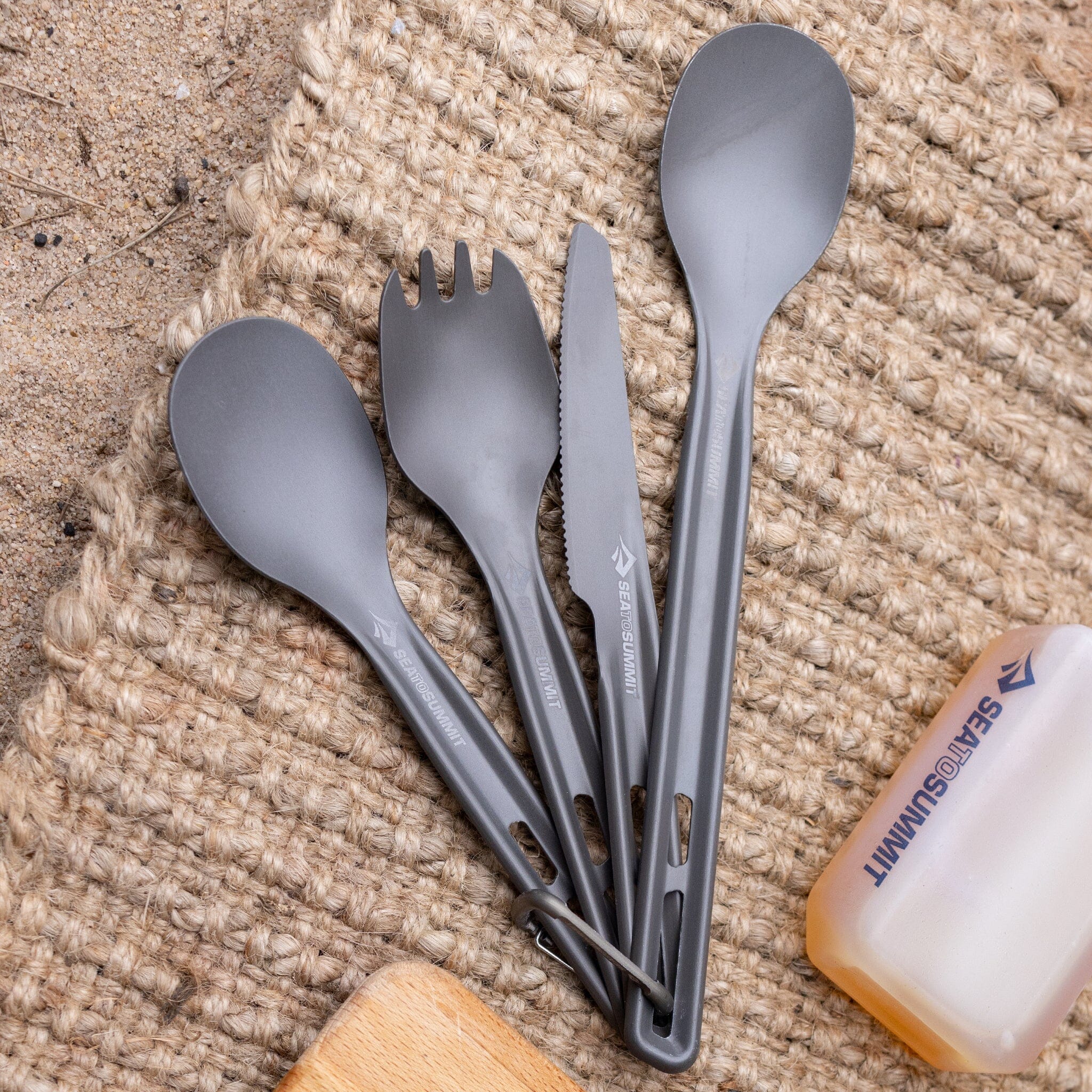 Sea to Summit Frontier Ultralight Cutlery Set-2Piece Spork/Knife 