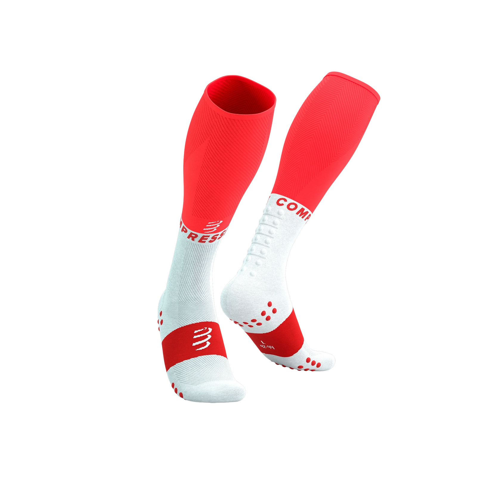 Compressport Full Socks Oxygen Fluo Red T1 (EU35-38) 