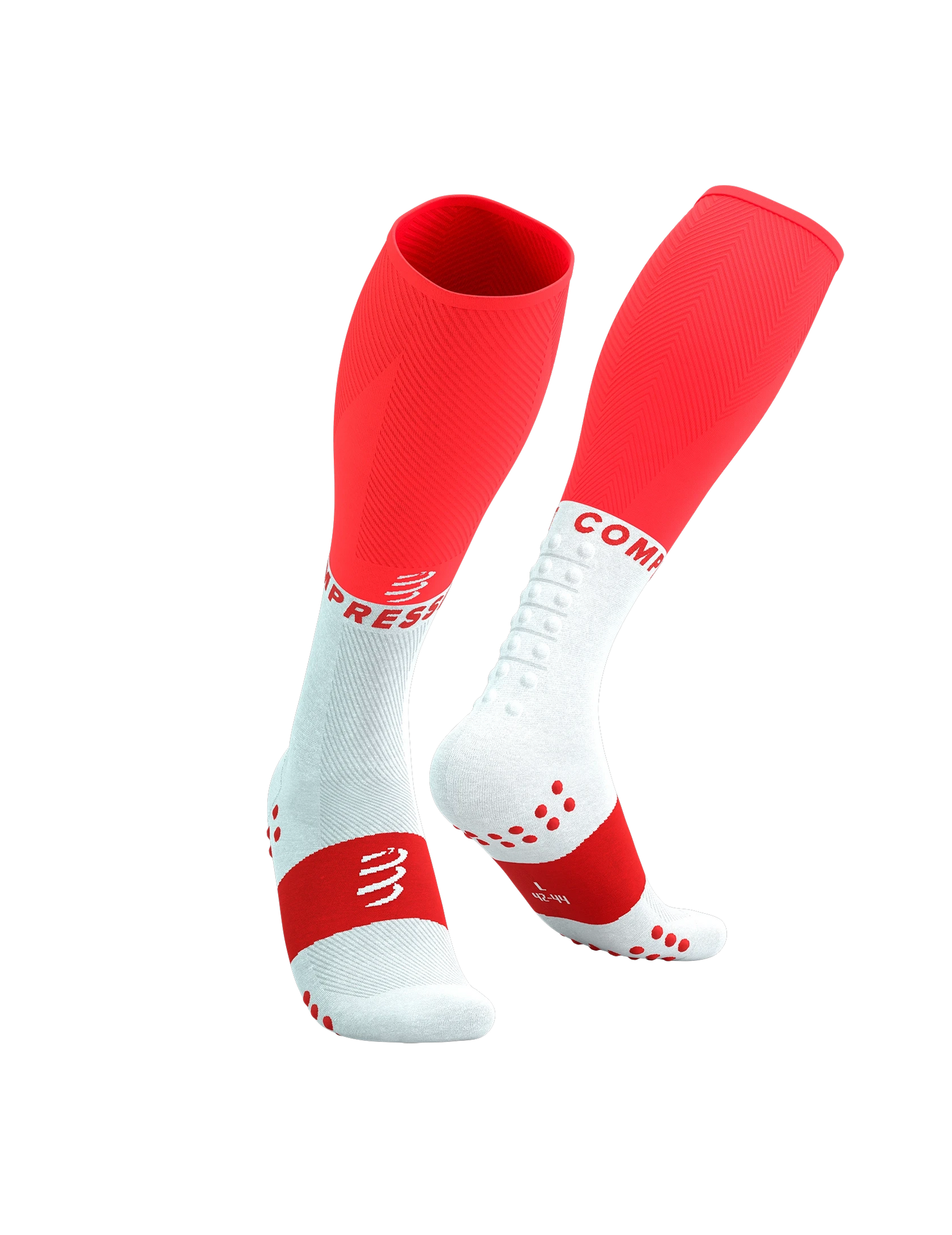 Compressport Full Socks Oxygen Fluo Red T1 (EU35-38) 