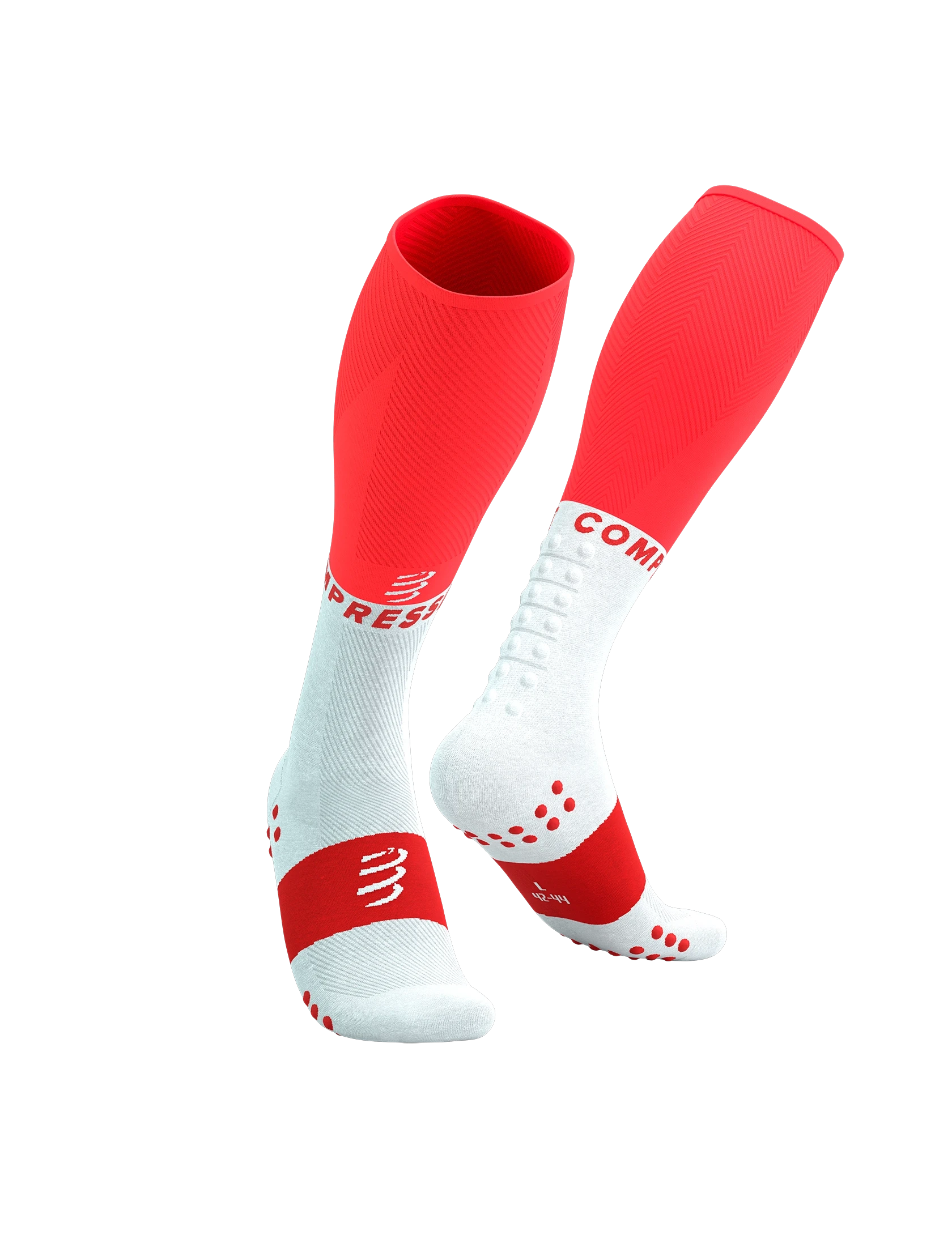 Compressport Full Socks Oxygen Fluo Red T1 (EU35-38) 