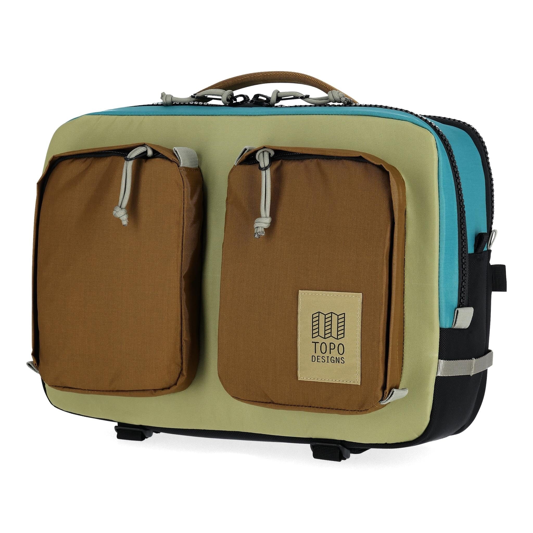Topo Designs Global Briefcase Caribbean/Dark Khaki 