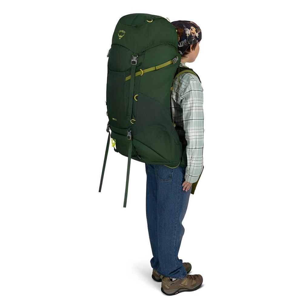 osprey ace 50l youth backpack 50 Orange Sunset / O/S The mesh back panel and shoulder harness ensure all Osprey Packs Ace 50L Backpack