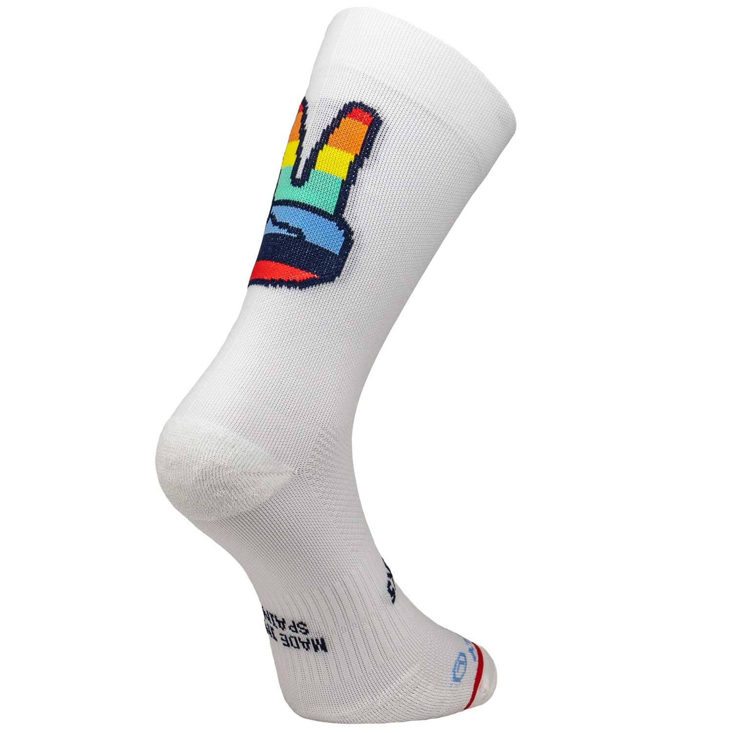 SPORCKS Hands Up - Running Socks White XS 35-37 