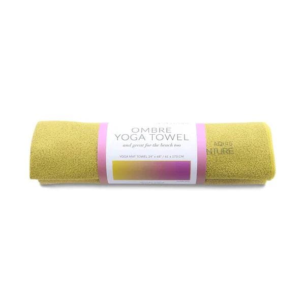 AQUIS Adventure Yoga Towel Xlarge 24" 68" Sunburst 