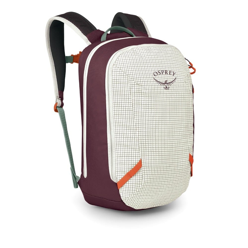Osprey Transporter 20 Panel Loader Backpack - Mystery White/Moody Burgundy