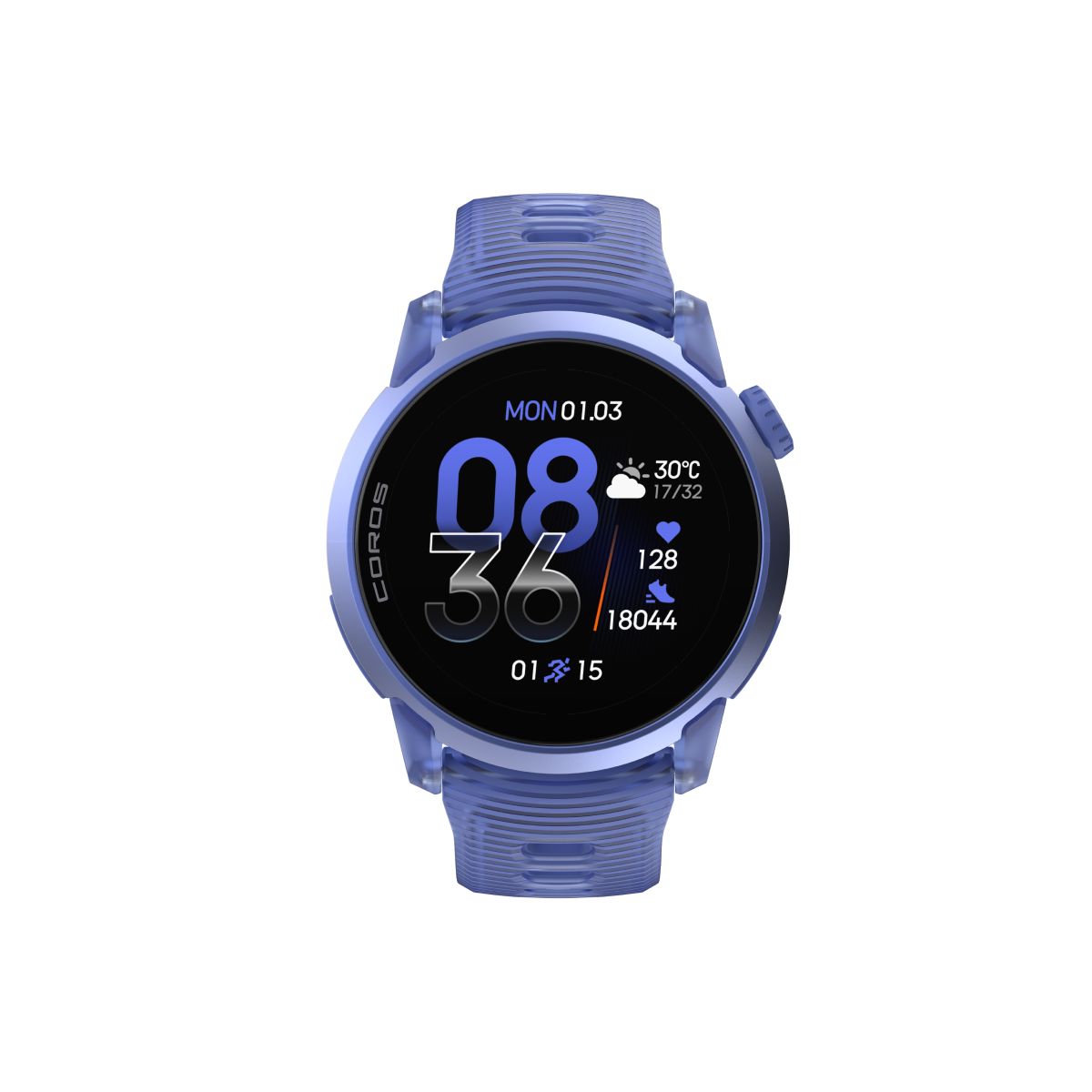 COROS Pace 4 Aluminum GPS Watch Ultraviolet (Silicone Band) One Size 