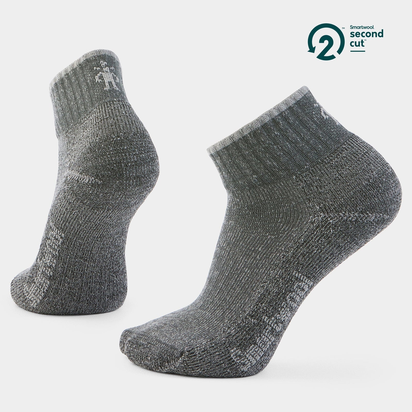 Smartwool Hike Classic Edition Light Cushion Second Cut Ankle Socks - Medium Gray