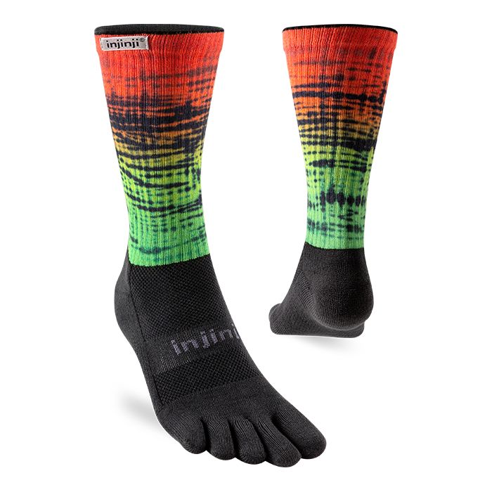 Injinji Courtney Crew Socks Rind Fade XS/S