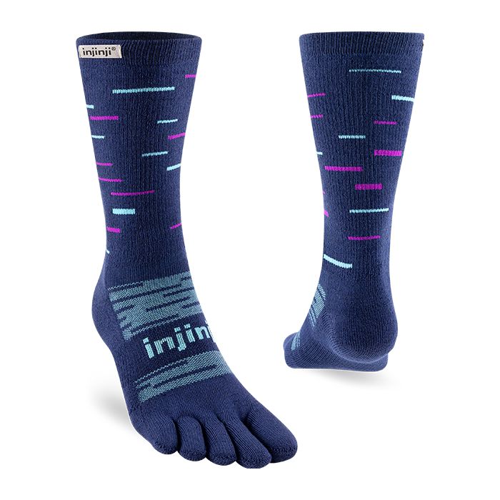 Injinji Snow Crew Socks Twilight S
