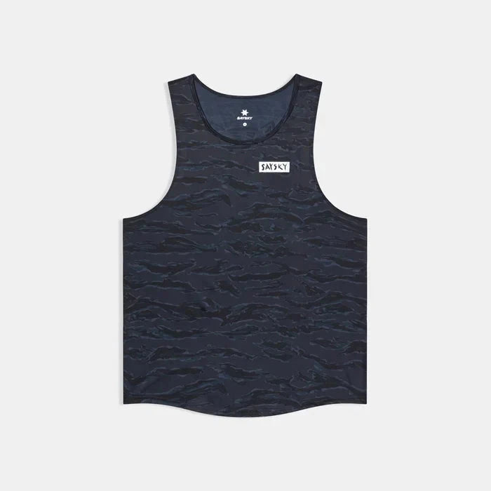 Saysky Men's Tiger Combat Singlet - Black Camo