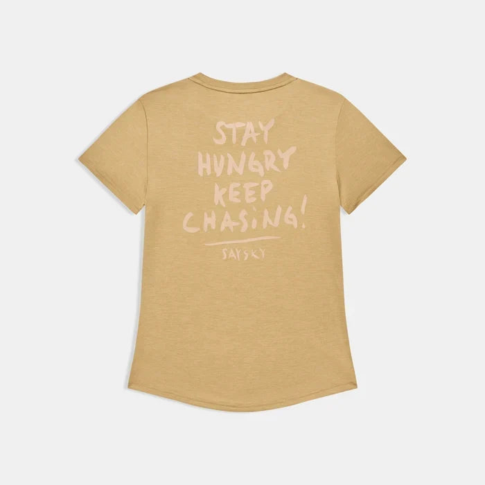 Saysky Women's Tiger Pace T-Shirt Beige XS