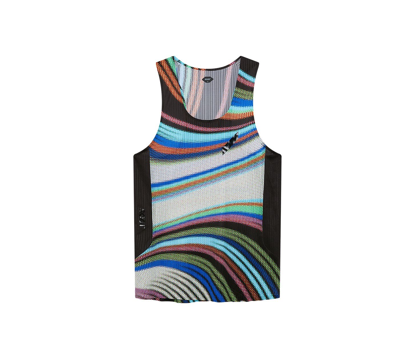 SOAR Men's Race Vest 2.0 Dark Dot Stripe S 