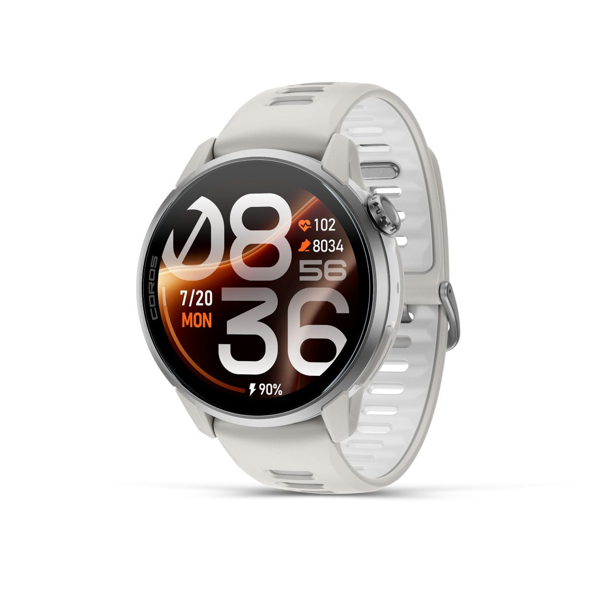 COROS Pace 4 Pro GPS Watch White (Silicone Band) One Size 