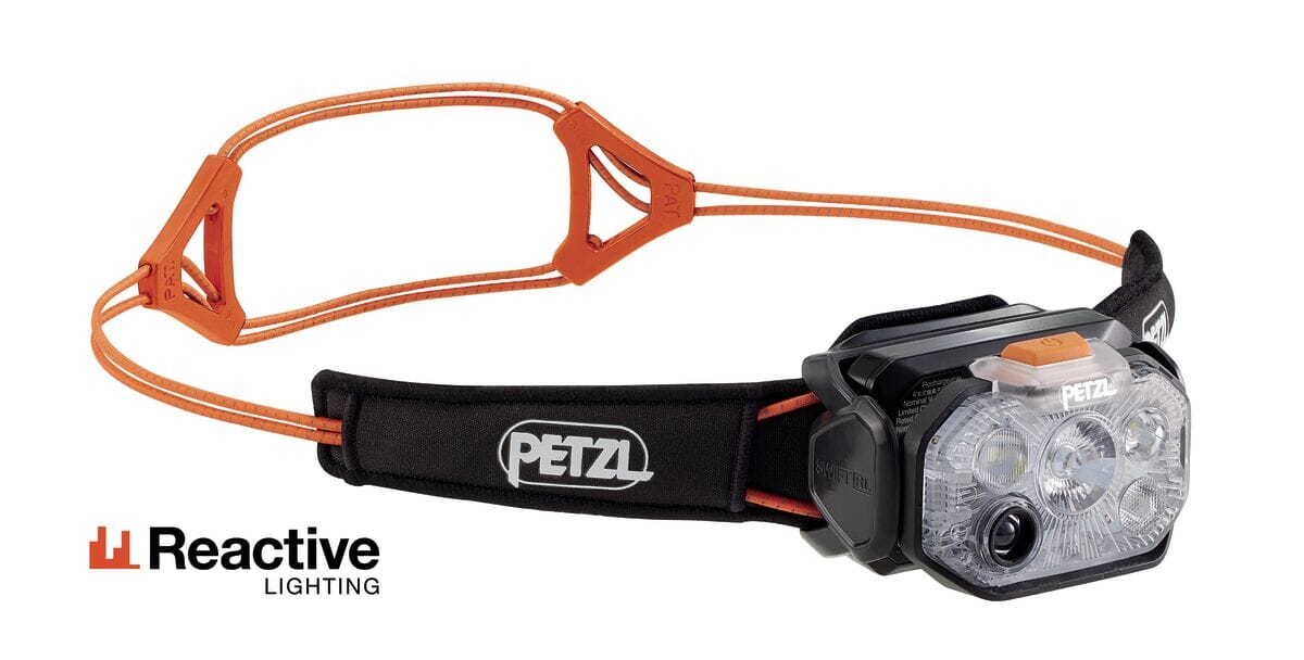 Petzl Swift RL Headlamp Black/Orange 