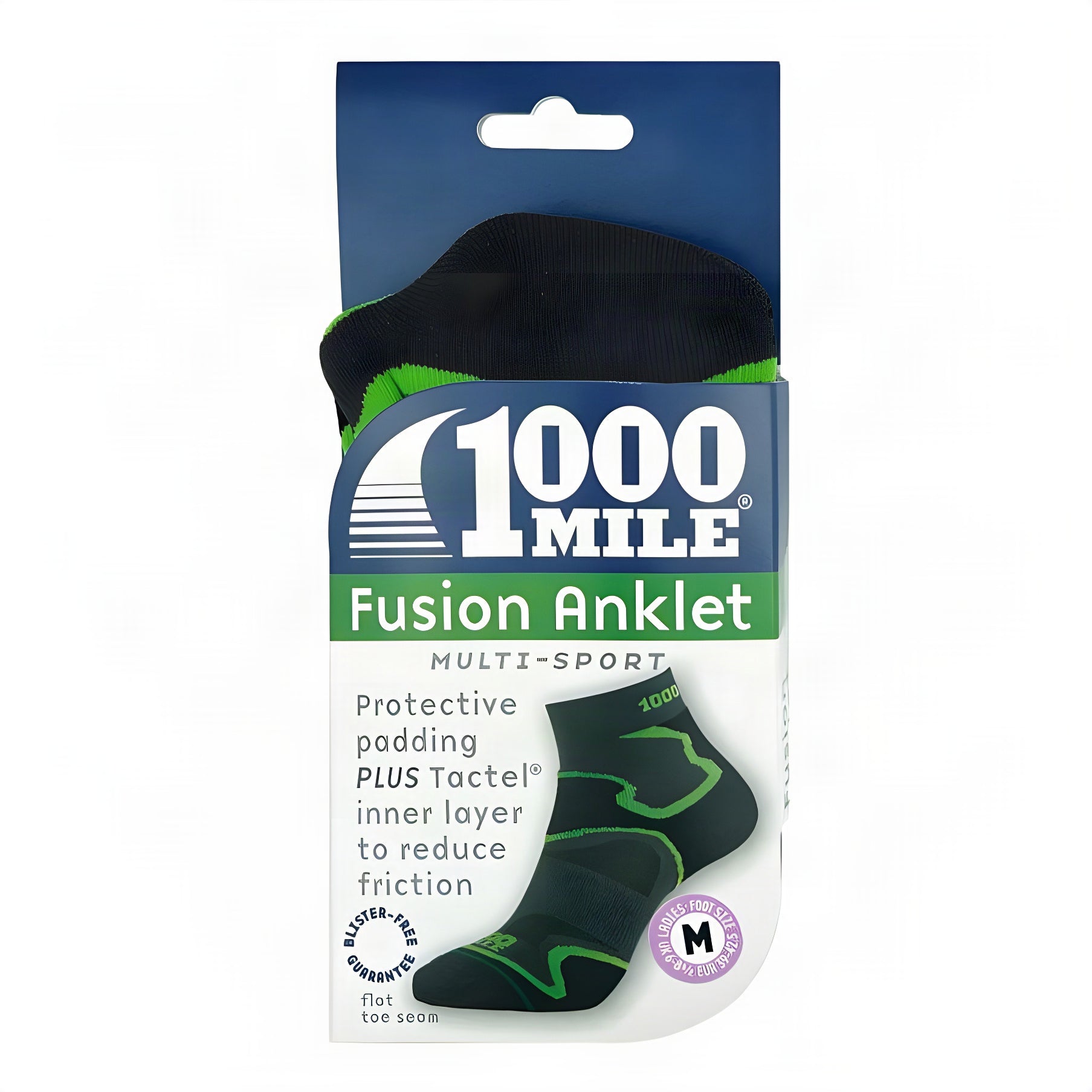 1000 Mile Men's Fusion Double Layer Anklet Sock