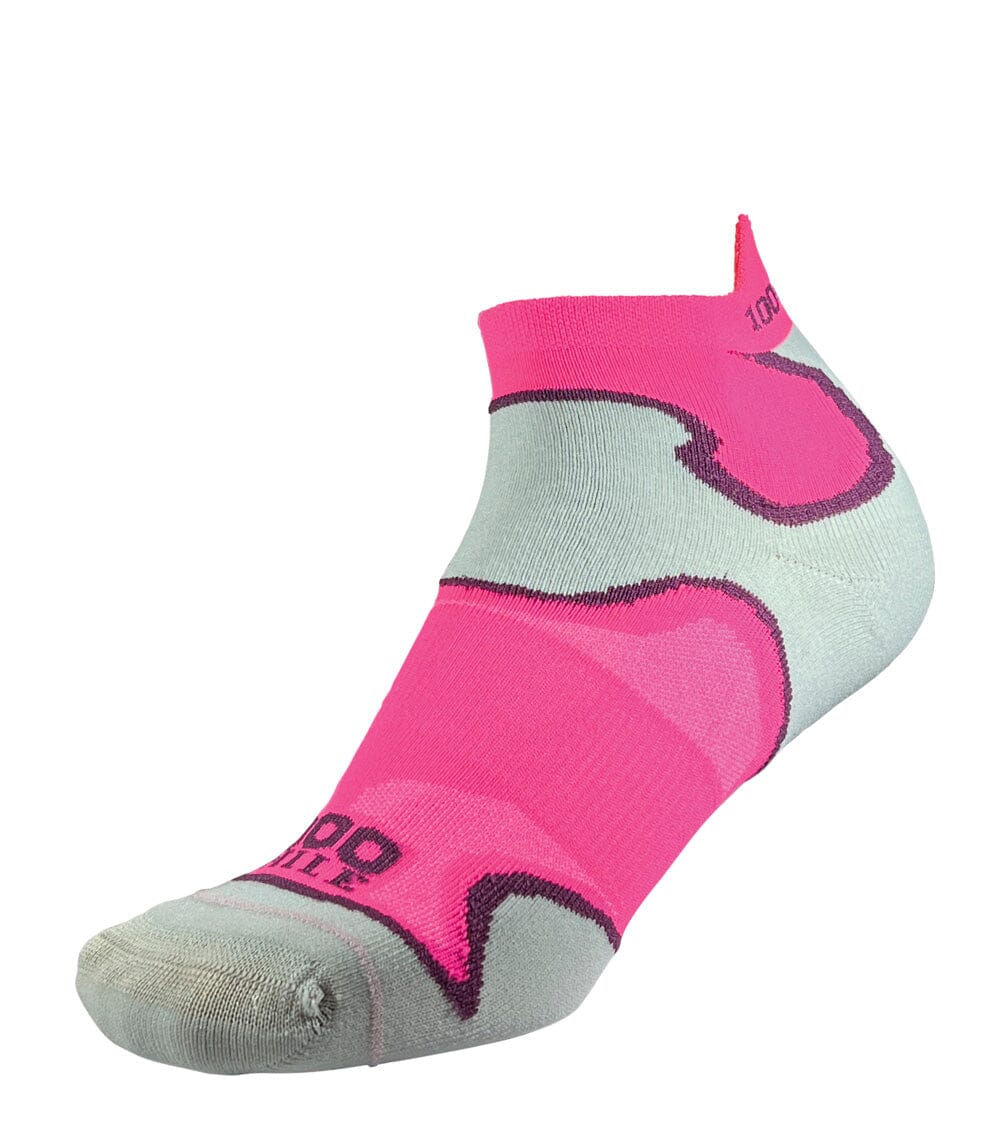1000 Mile Women's Fusion Double Layer Socklet Pink/Purple S (UK 3-5.5)