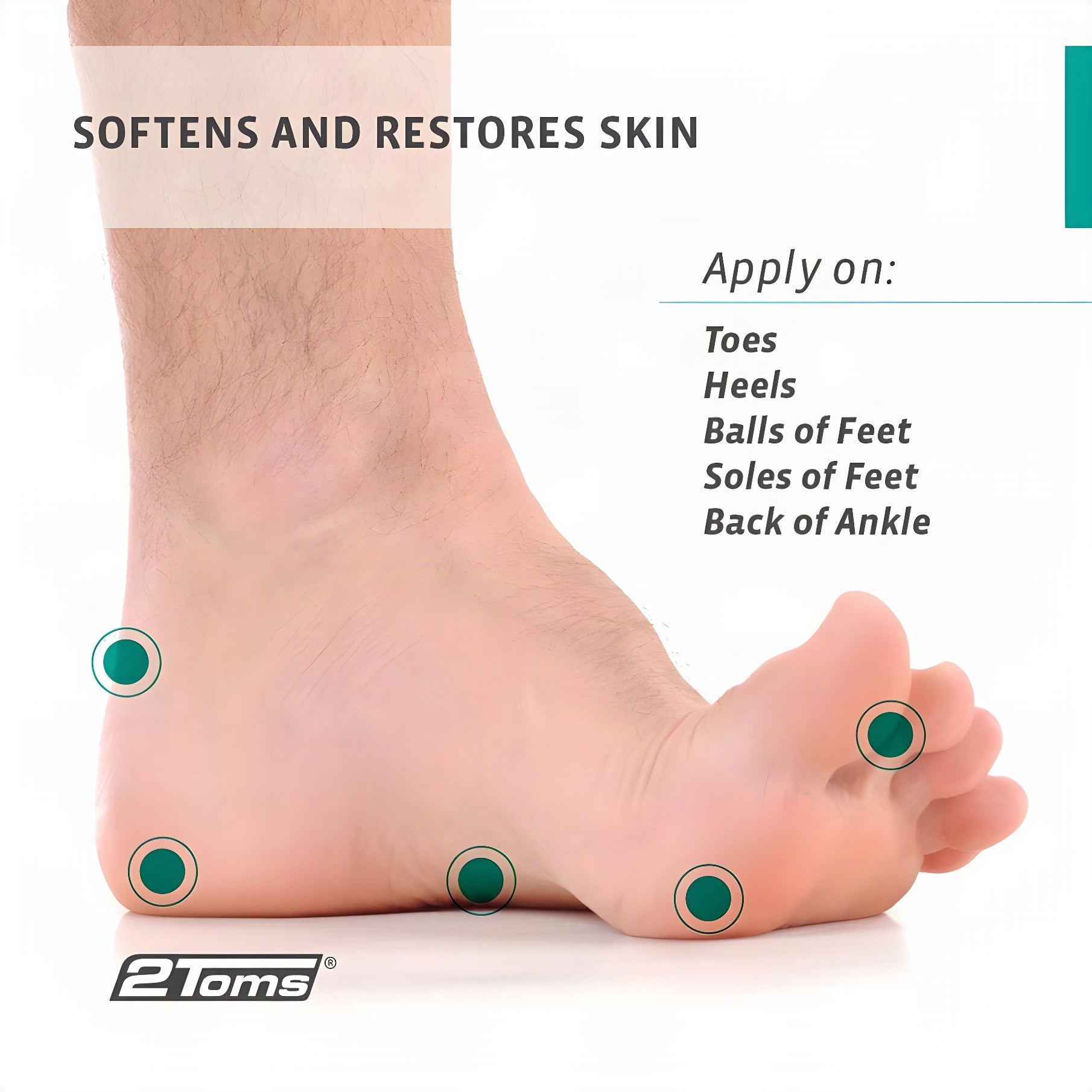 2Toms FootShield Foot Odor and Perspiration Barrier 3 oz