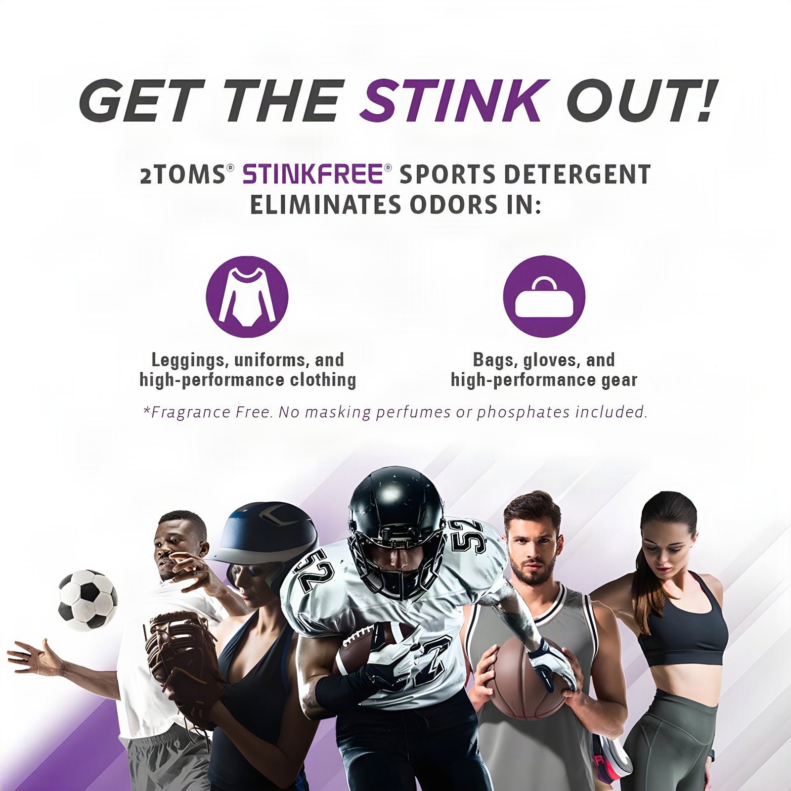 2Toms StinkFree Sports Detergent 30 oz