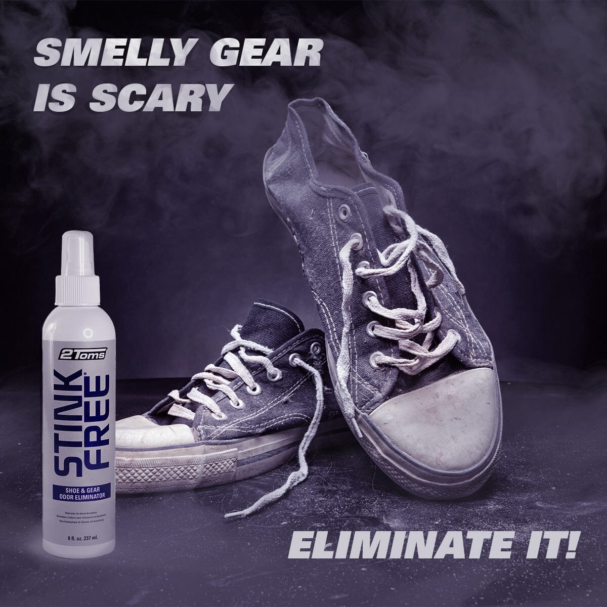 2Toms StinkFree Shoe & Gear Odor Remover 8 oz