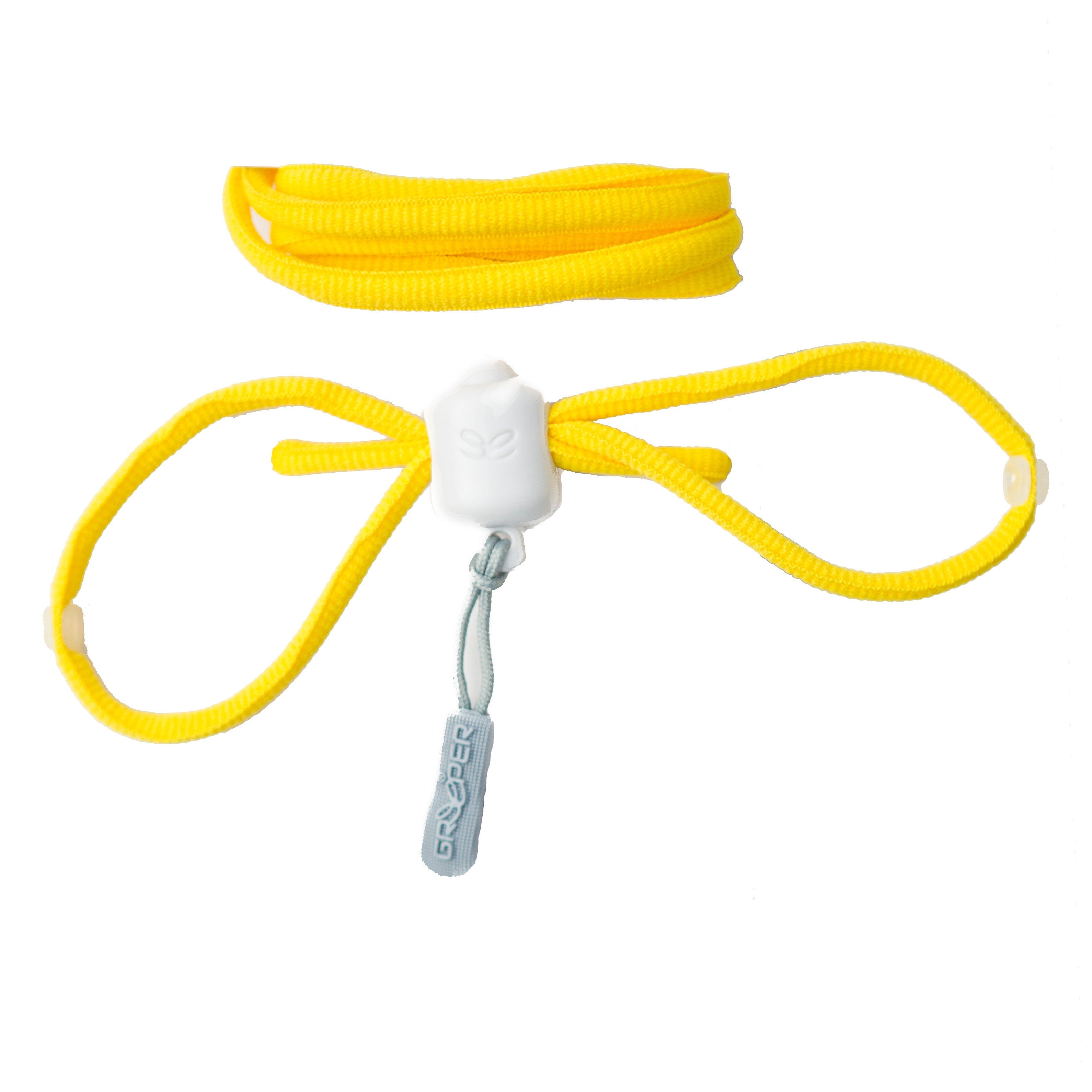 Greeper Sports No Tie Laces Yellow One Size