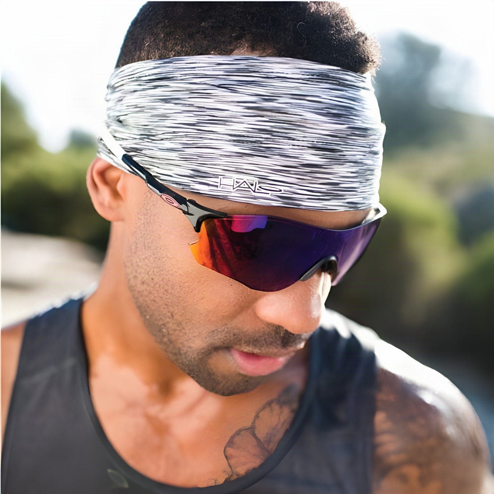 Halo Bandit 4" Wide Pullover Headband Storm One Size