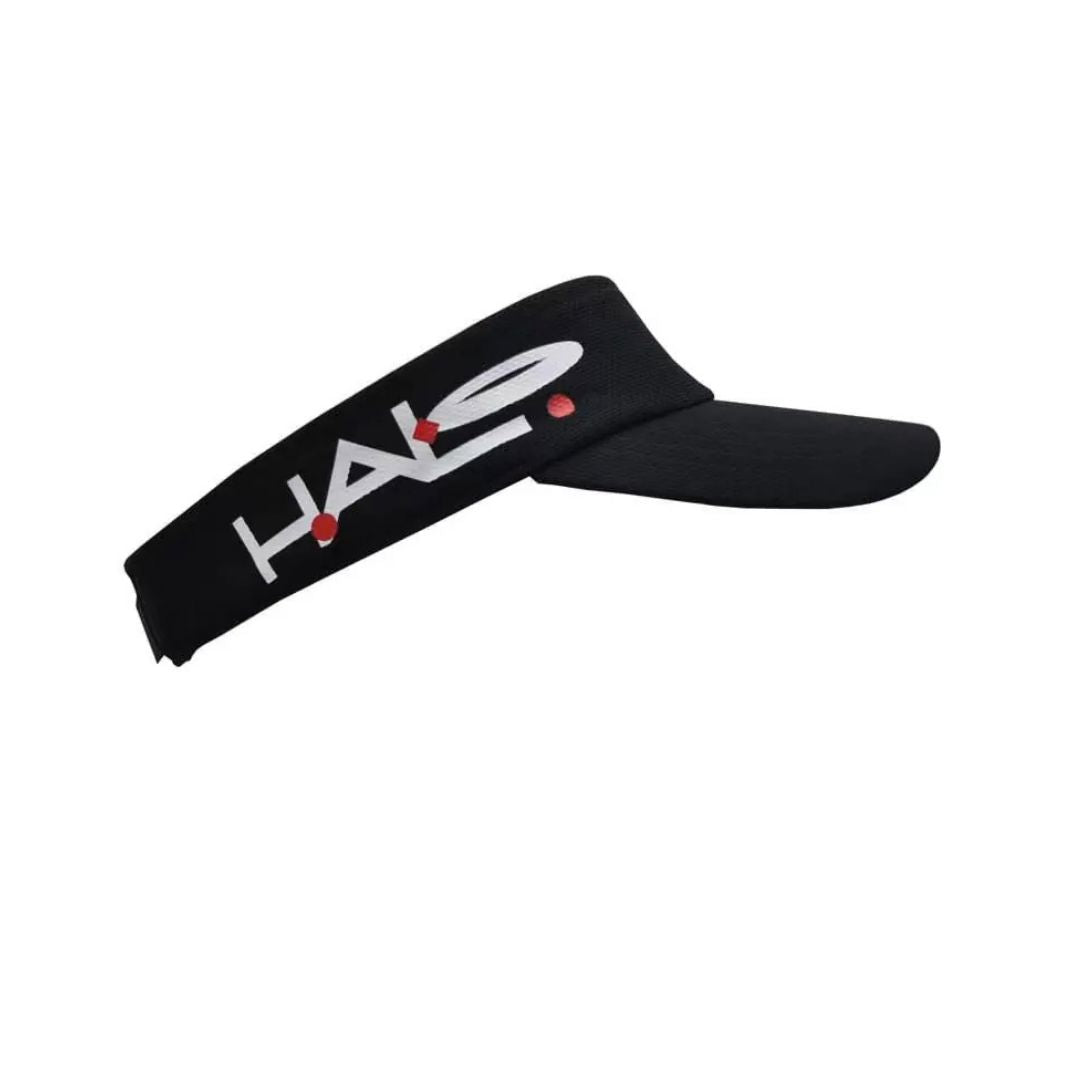 Halo Sport Visor Logo Black/White One Size