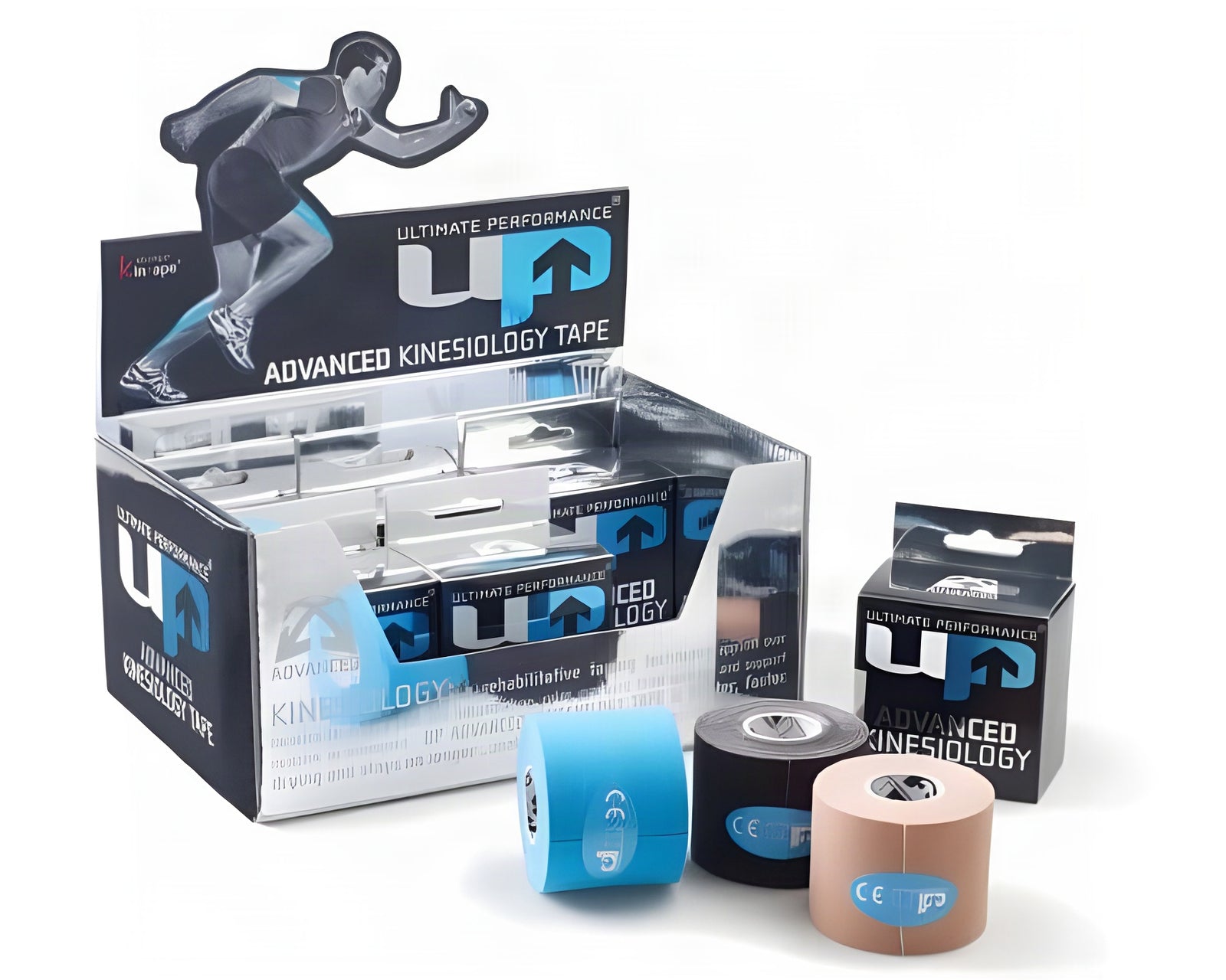 Ultimate Performance Advanced Kinesiology Tape 5cm x 5m Black One Size