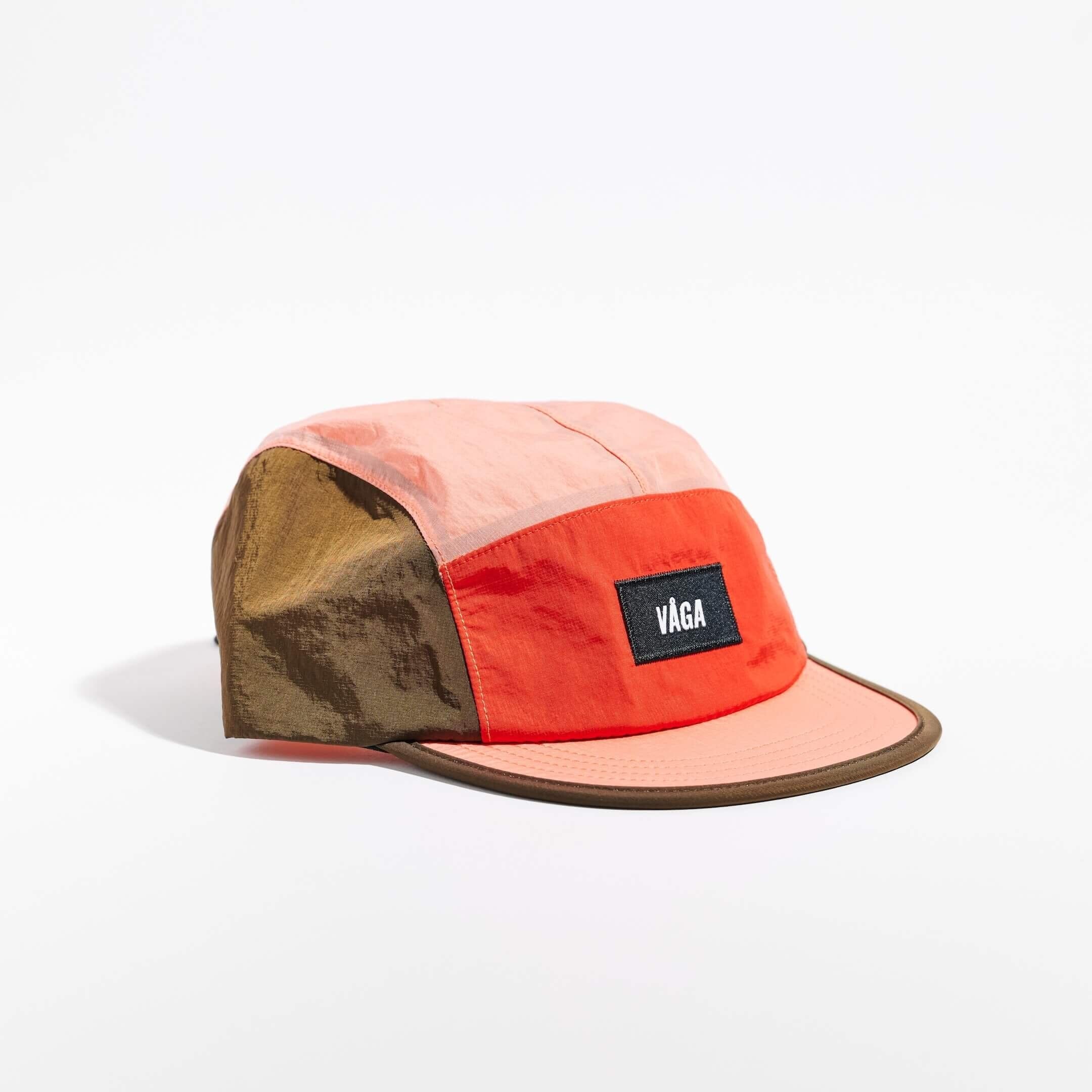 VAGA Pacer Cap Flame Red/Coral/Brown M/L 
