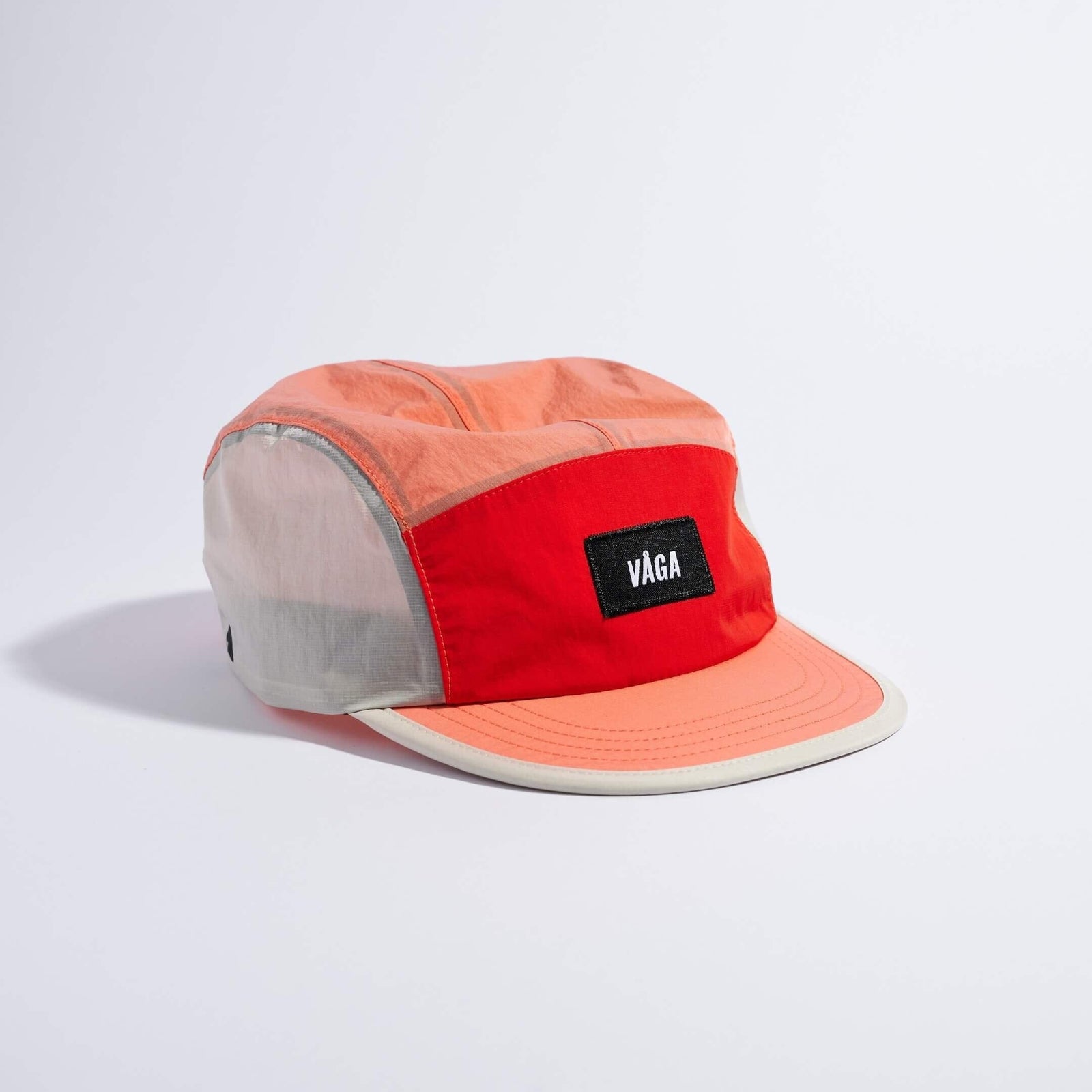 VAGA Pacer Cap - Flame Red/Coral/Dust Grey