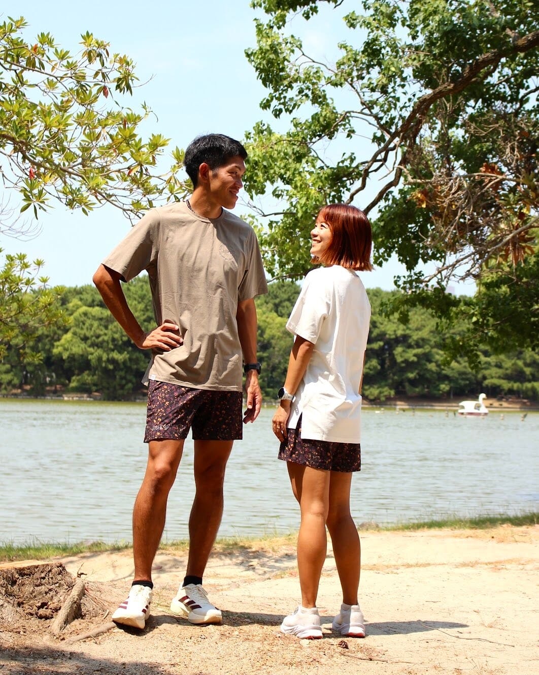 JINGER Unisex Multi-Pocket Running Shorts J-2087 