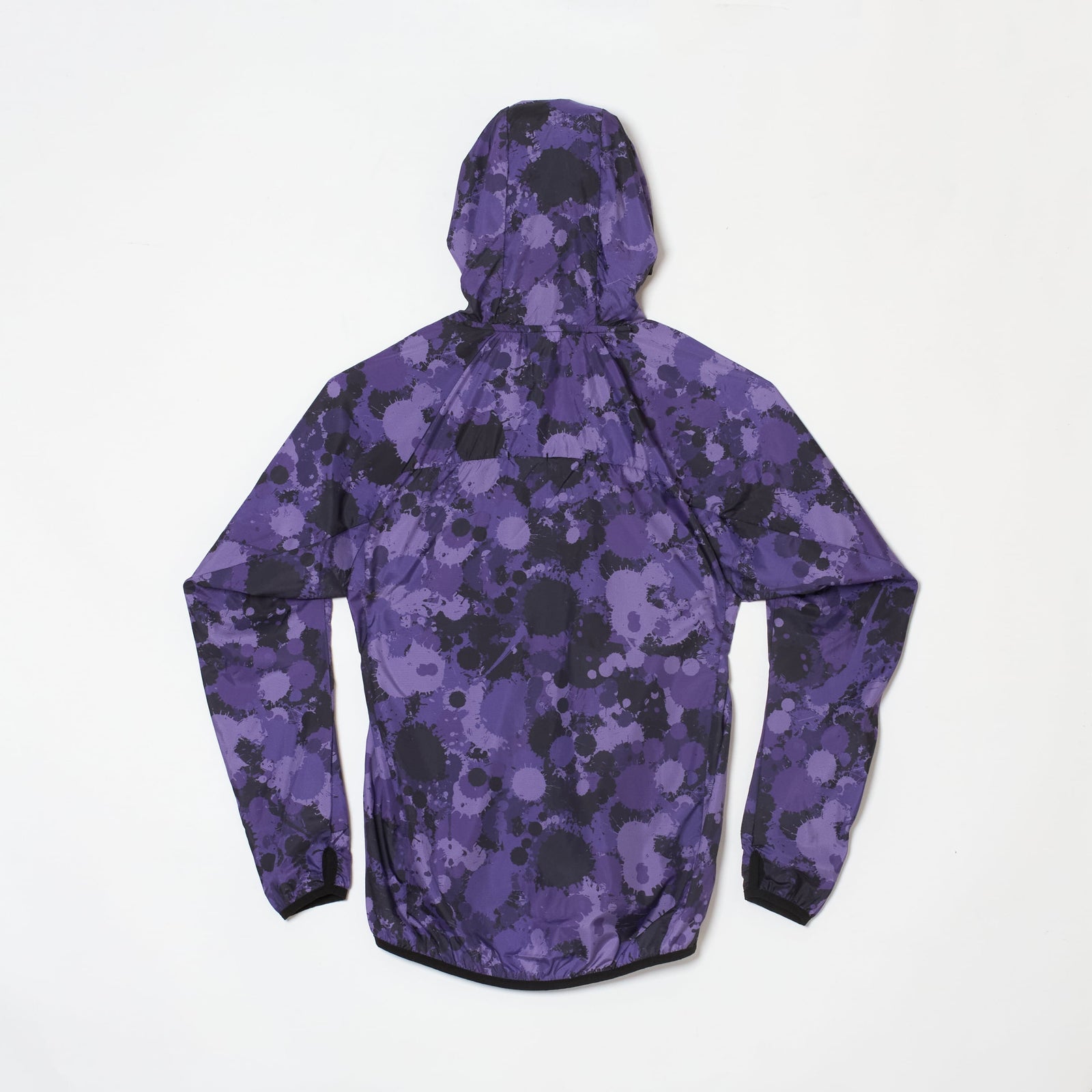 JINGER Unisex Hooded Running Jacket J-3019 Purple XS 