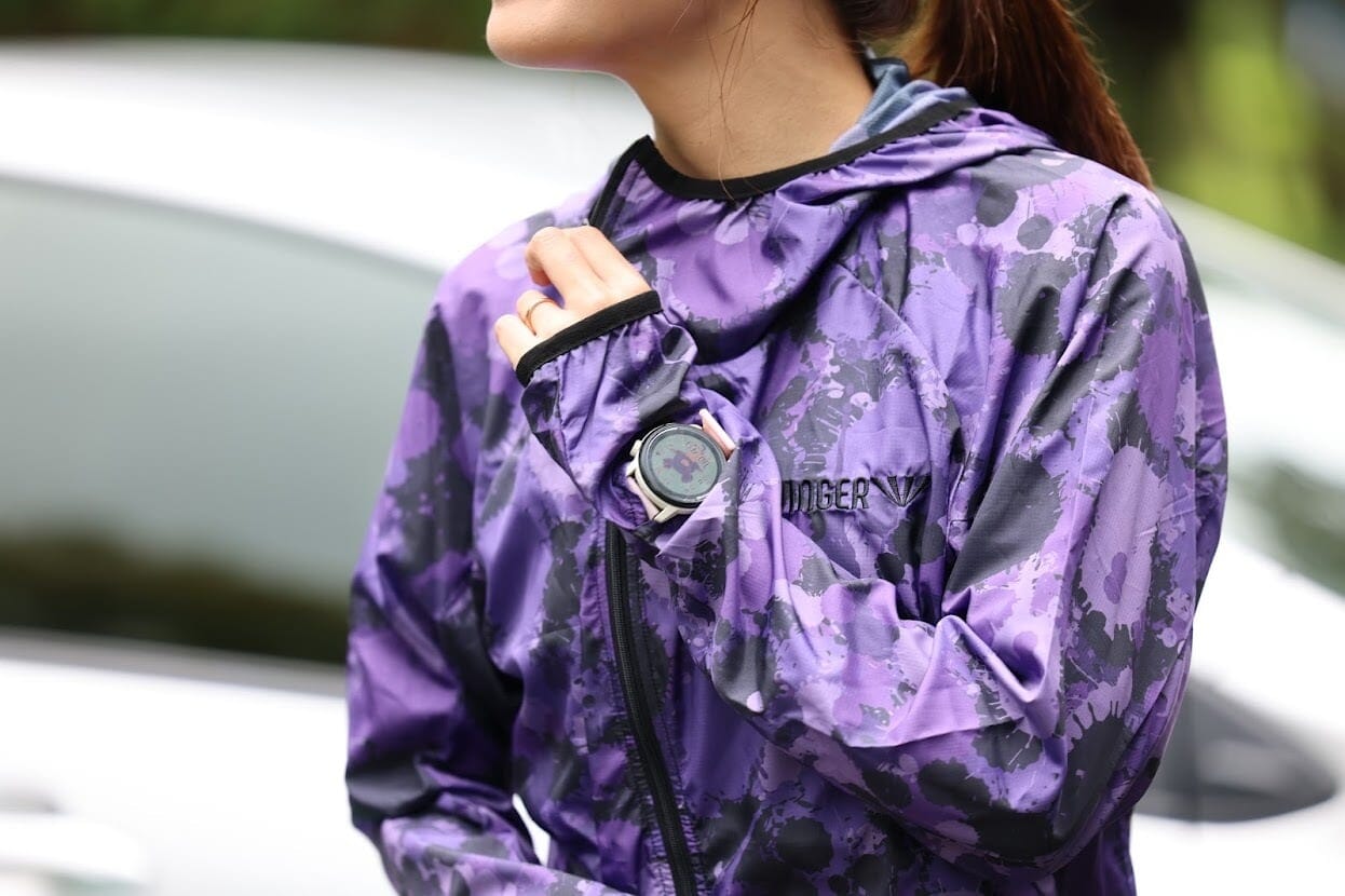 JINGER Unisex Hooded Running Jacket J-3019 