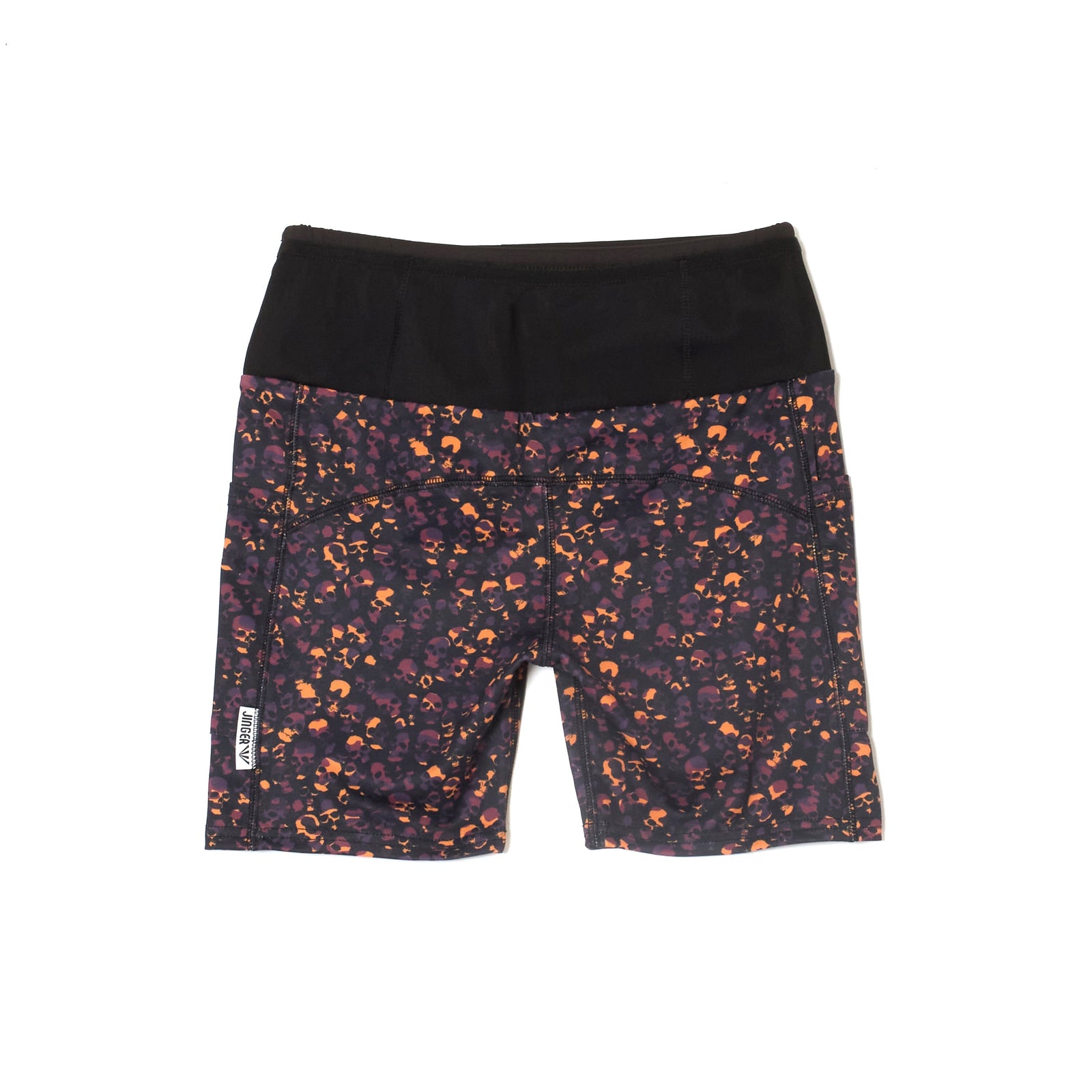 JINGER Women's Running Short Tights JF-2084 Black M 