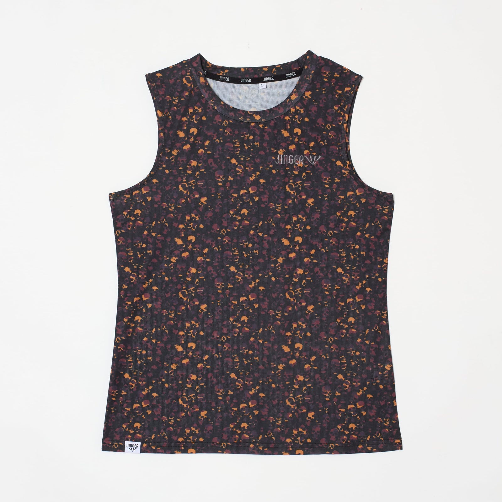 JINGER Women's Running Tank Top JF-6036 Black S 