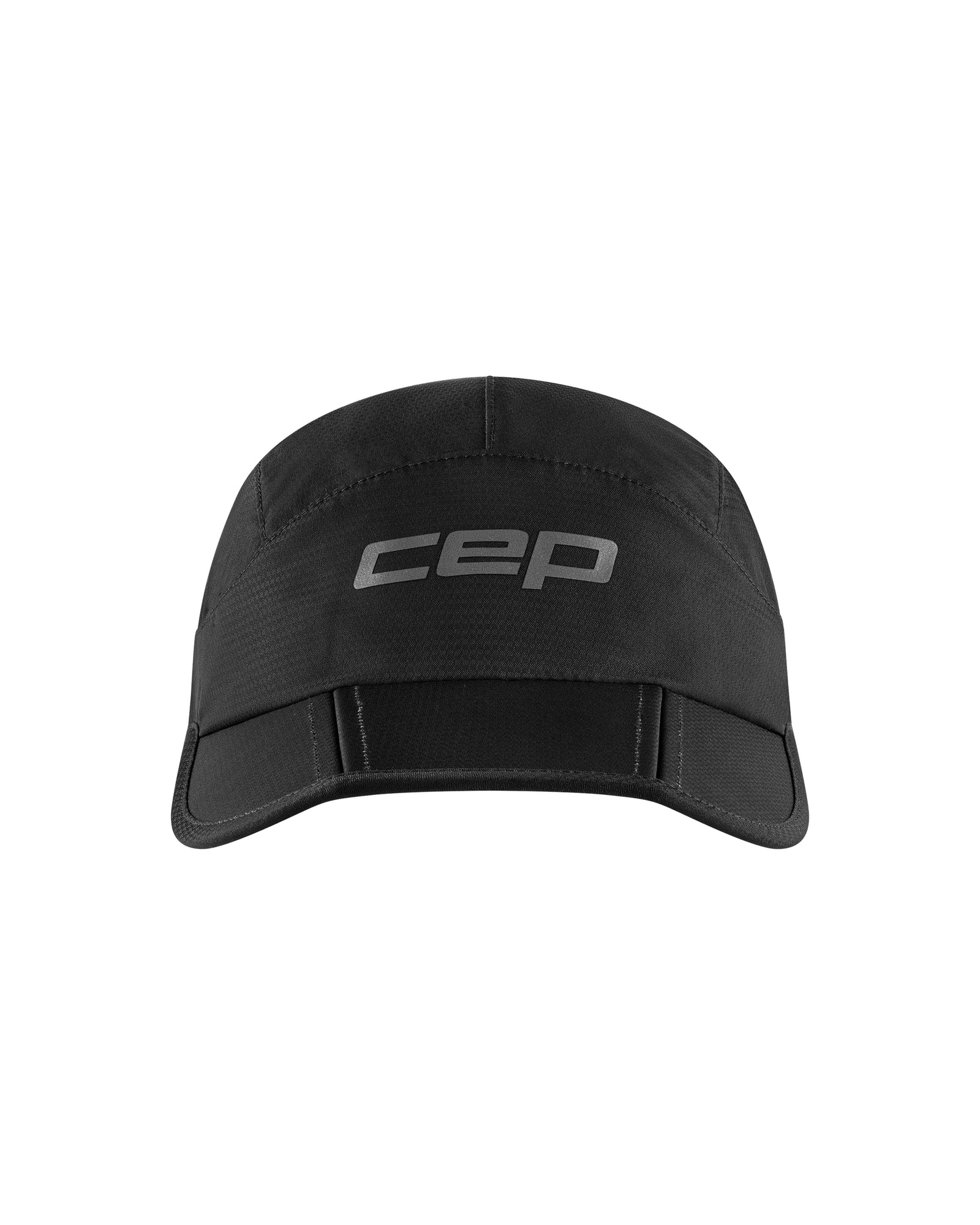 CEP Core Run Foldable Cap, Unisex - Black