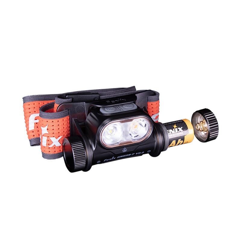 Fenix HM65R-T V2.0 Rechargeable Headlamp + E04R Gift Box Black