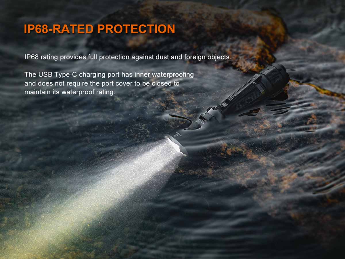 Fenix TK21R Rechargeable Tac Flashlight + T5 Tactical Pen