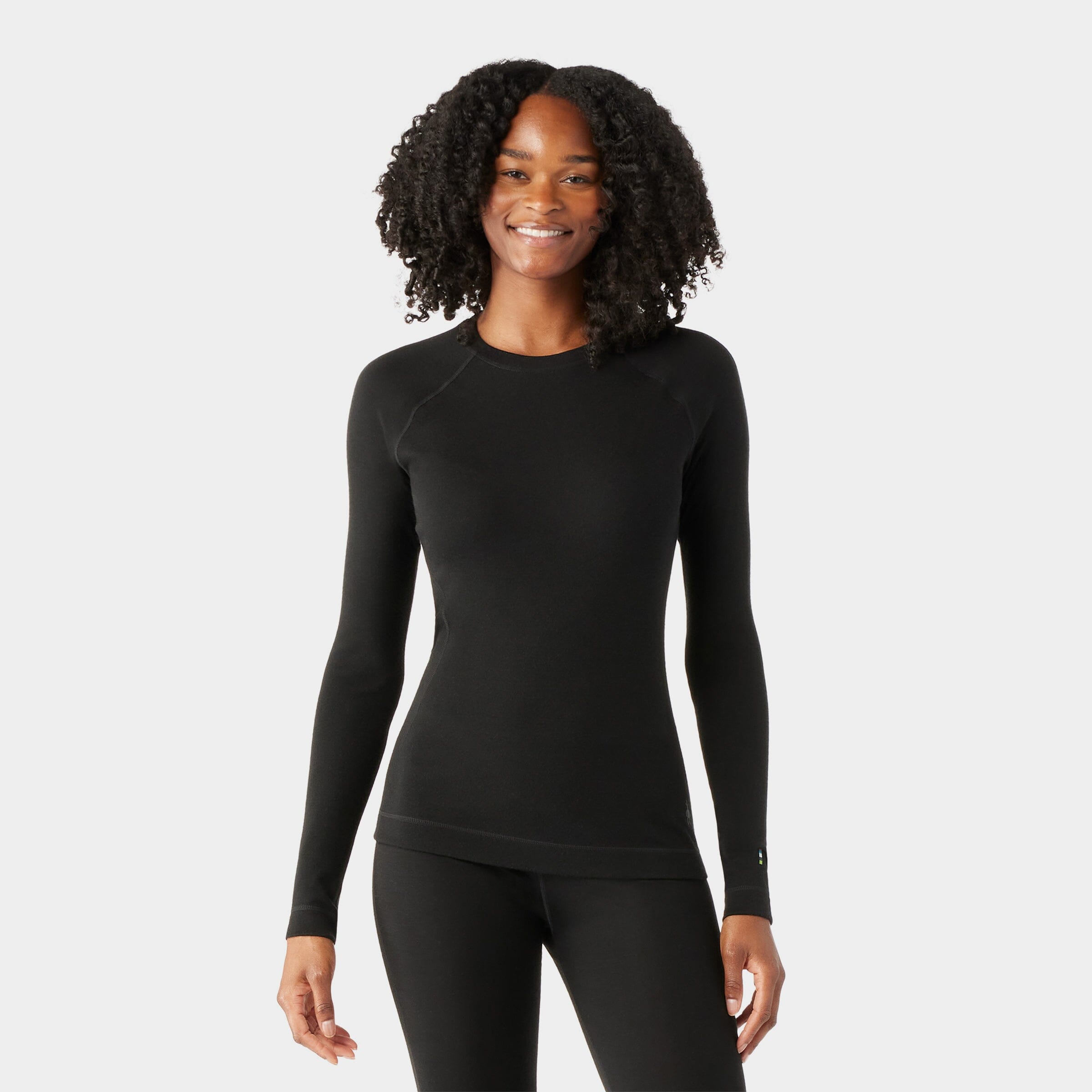 Smartwool Women's Classic Thermal Merino Base Layer Crew Black XS 